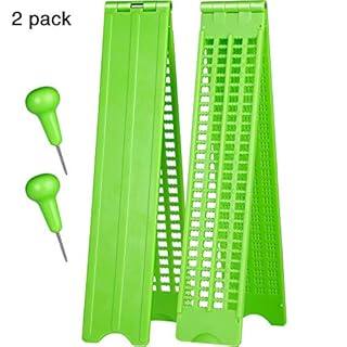 4 righe 28 celle Braille ardesia Braille scrittura ardesia Braille plastica Braille Slate Kit, verde (2)