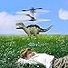 Flying Ball Toys-Controlled Helicopter Toy & RC Helicopter Dinosaur Toys with Mini Remote and Hand Controlled Dragon Dinosaurs Helicopter for Kids Boys Girls Gifts (Green)