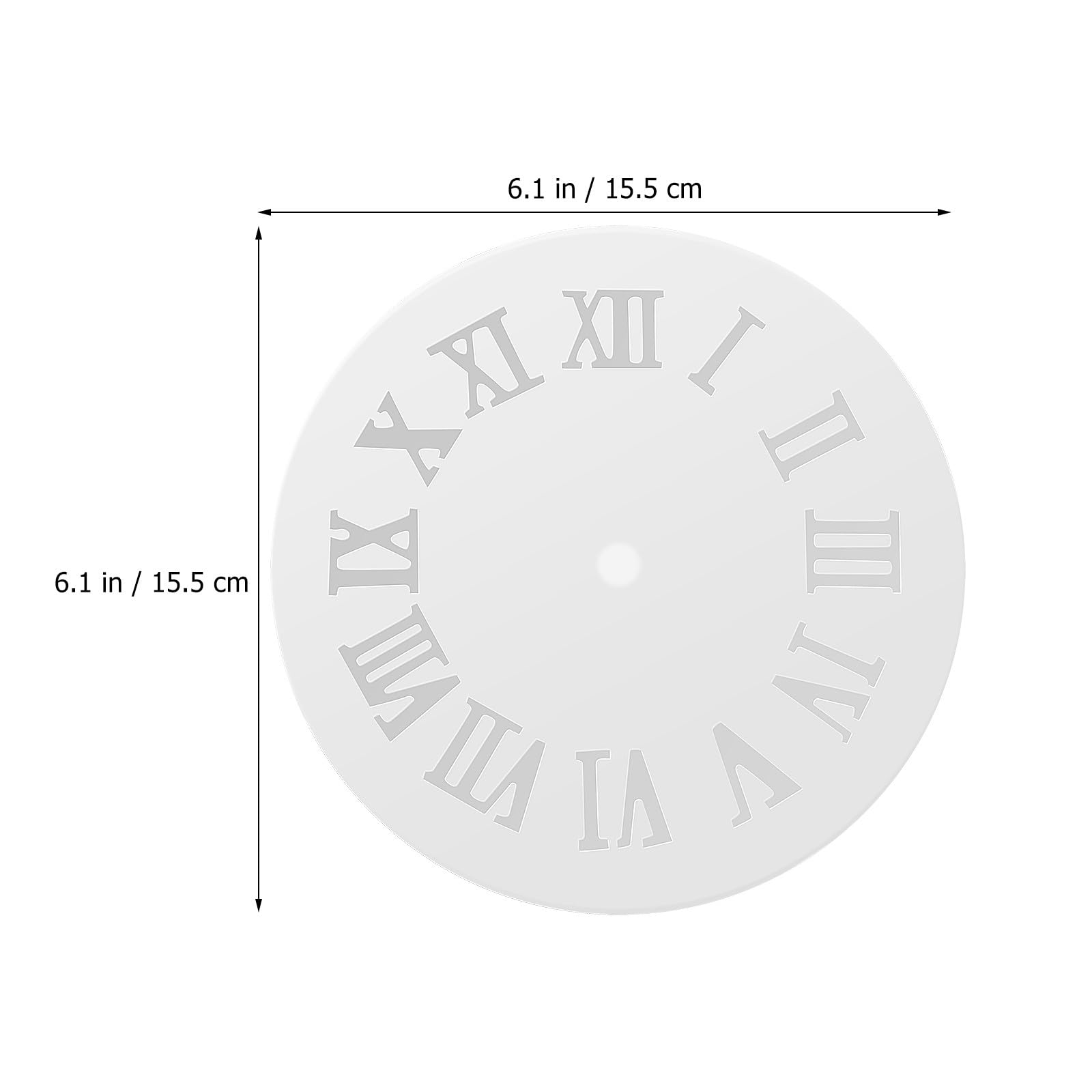 Toddmomy 2 Sets Moules à Horloge en Silicone Kit de Moulage Résine pour Création d'Horloges Murales Décoration