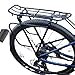 kowaku Bicycle Rear Rack Luggage Rack 75kg Load Capacity for 26, 27.5, 700 Tire Sizes Bikes 17.3x5.5x15inch Aluminum Alloy Sturdy