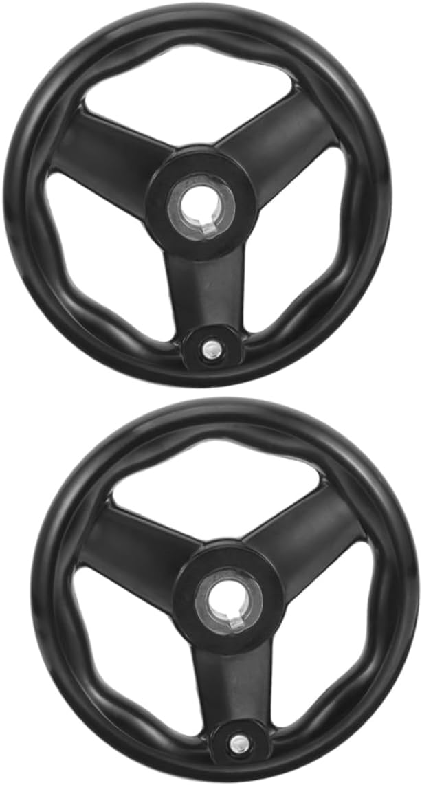Cabilock 2pcs Hand Wheel Crank Handle for Lathe Machine Comfortable Installation for Industrial and Mechanical Applications
