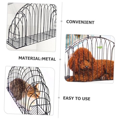 Cage de bain pour chat métallique pour laver un chat agressif sans blessure - 5