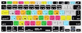 Adobe Photoshop Shortcuts Keyboard Skin Hot Keys PS Keyboard Cover for MacBook Air 13 & MacBook Pro 13 15 17, Retina (US/European ISO Keyboard)