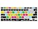 Adobe Photoshop Shortcuts Keyboard Skin Hot Keys PS Keyboard Cover for Macbook Air 13 & Macbook Pro 13 15 17, Retina (US / European ISO Keyboard)