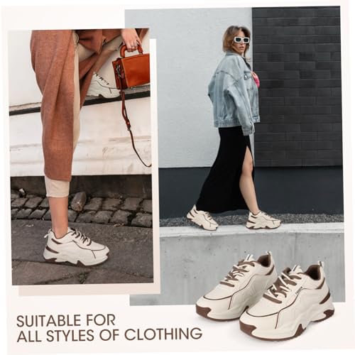 Zapatillas de tenis de cuero para mujer perfectas para hacer running y entrenamiento en gimnasio 6