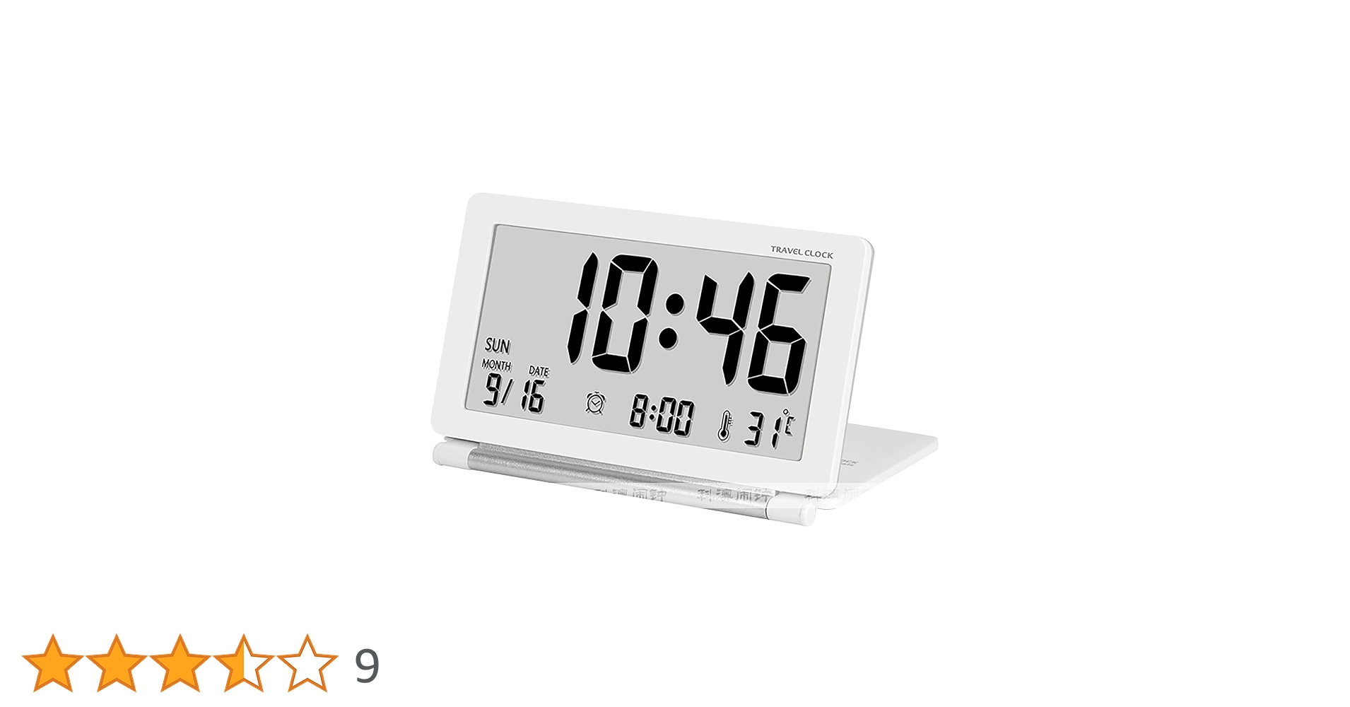 COPAL『折り畳み目覚まし時計』 Amazon.co.jp: ZooYi クロック デスククロック、ミニ旅行時計