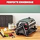 Tefal King Size Waffeleisen WM756D, Doppelwaffeleisen für 2 belgische Waffeln, Dreh-Funktion, antihaftbeschichtete Platten, dicke Waffeln, Temperaturregler, leichte Reinigung, 120W, 1L