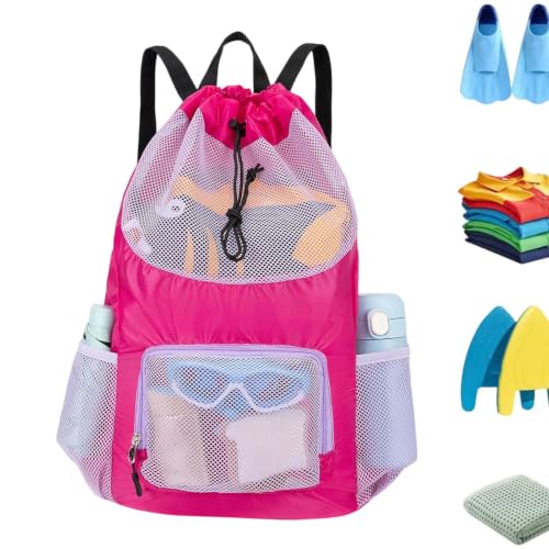 Mesh Swim Bag | Quick Dry Large Capacity Outdoor Sports Storage Backpack