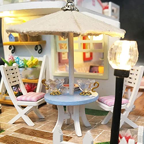 Miniatur-Puppenhaus-Bausatz, DIY-Miniatur-Zimmer-Set, DIY-Puppenhaus-Modellbausatz, Zusammengebaute Miniaturkabine Mit… – Bild 7