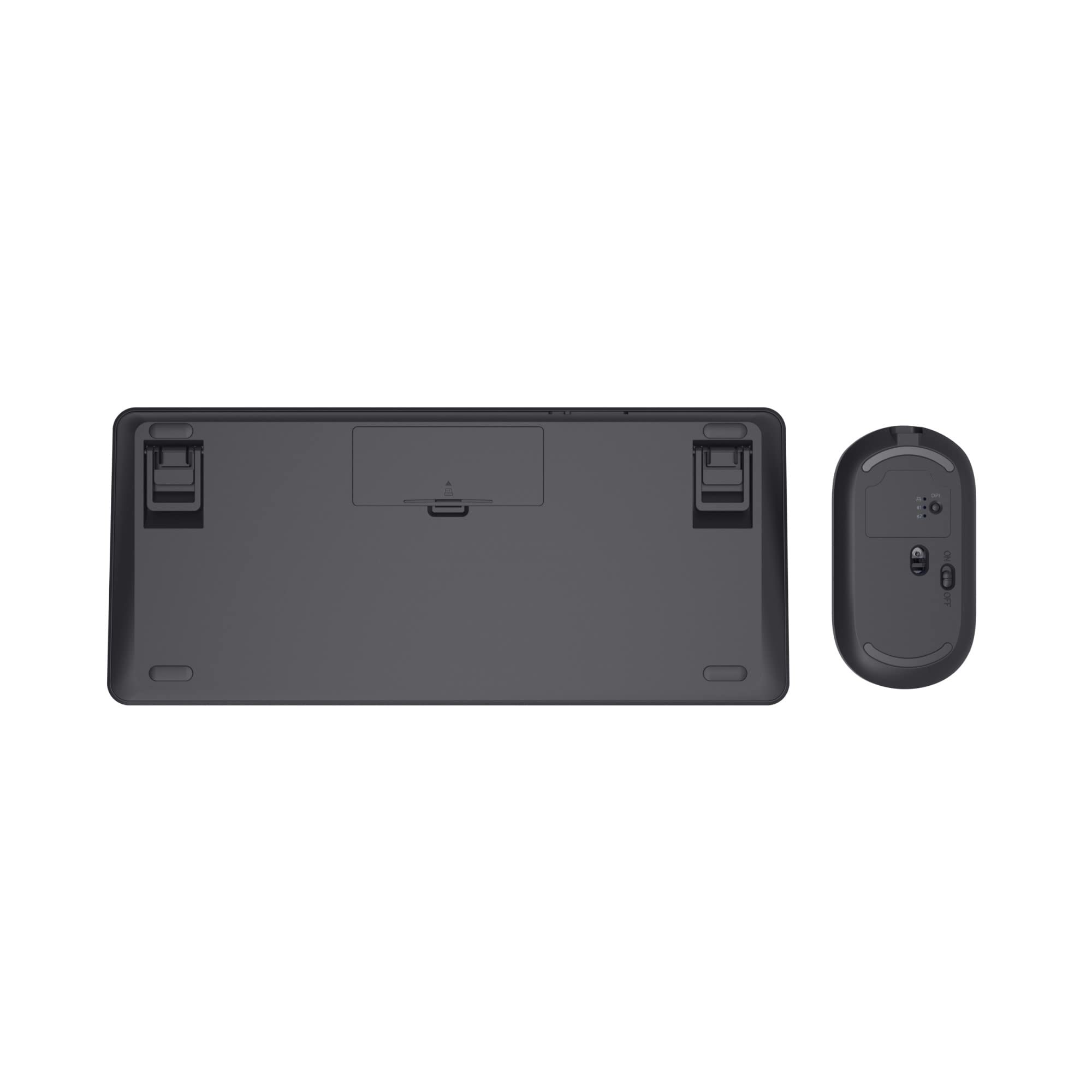 Trust Lyra Set Tastiera e Mouse Wireless Bluetooth, Layout Italiano QWERTY, 84% Plastica Riciclata, Tastiera Ricaricabile Multidispositivo per Laptop, PC, Mac, Tablet, iPad, Android, iOS – Nero