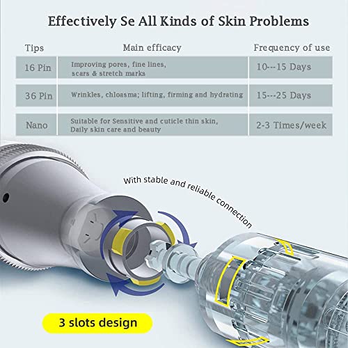 Image of R A Products Dr. Pen Ultima M8 Professional Wireless Auto Pen Kit for Face Body w /6pcs Tips (4Pcs 16pins + 2Pcs 36pins)