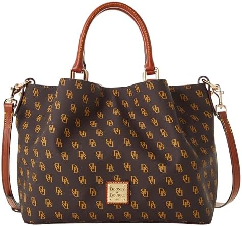Dooney & Bourke Women's Gretta Brenna Satchel in Coated Cotton, L...