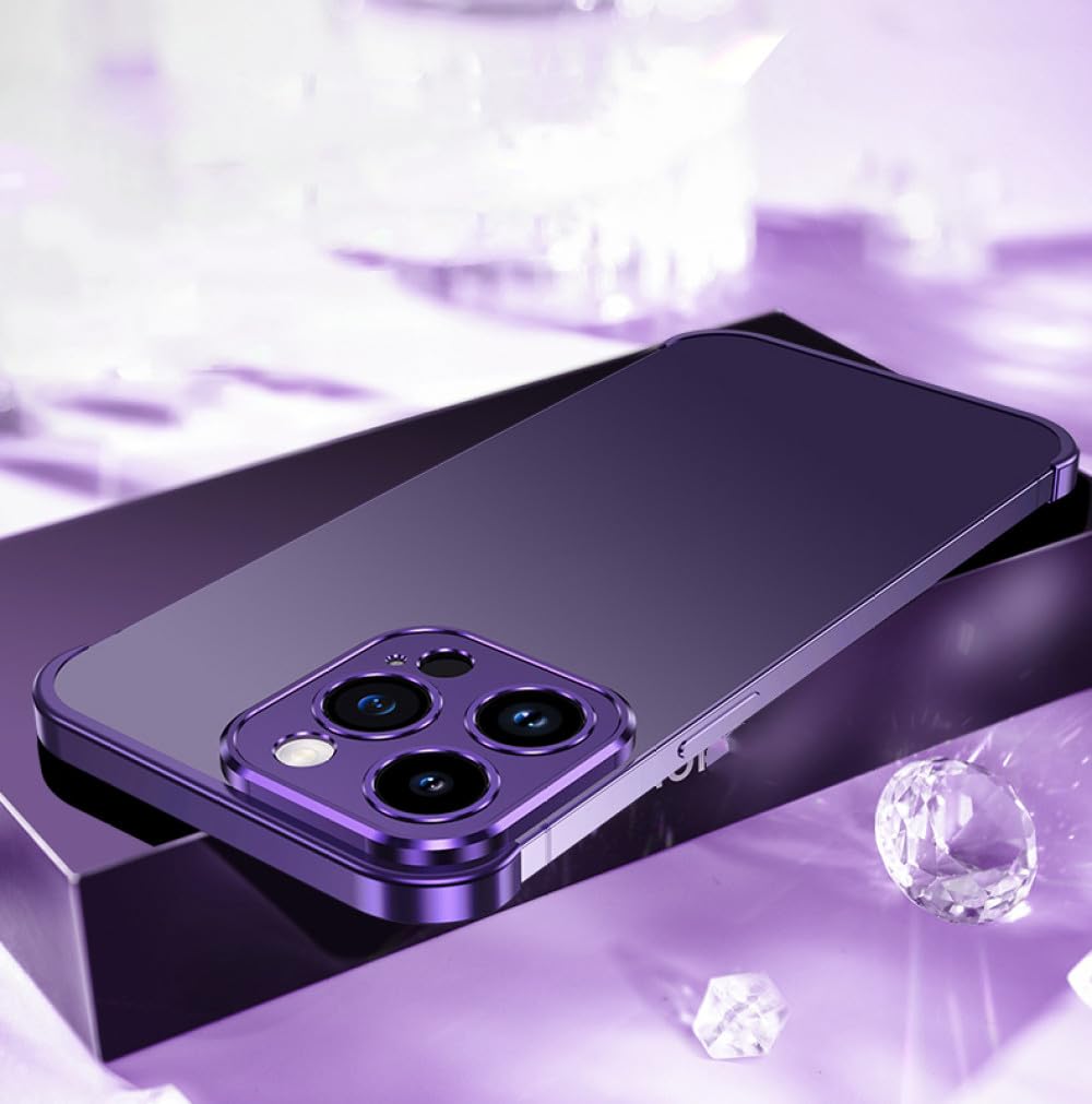 Couverture de coussinets d'angle en métal pour sécuriser l'objectif de l'iPhone 14