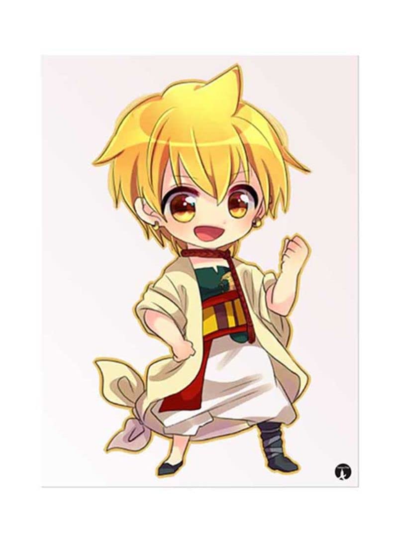 Anime Magi Metal Plate Poster Multicolour 15x20centimeter