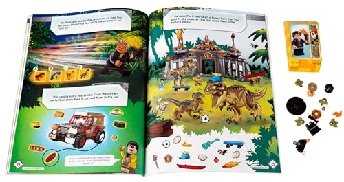 Image of Lego Jurassic World: Dinosaur Chaos! (Activity Book With Minifigure)