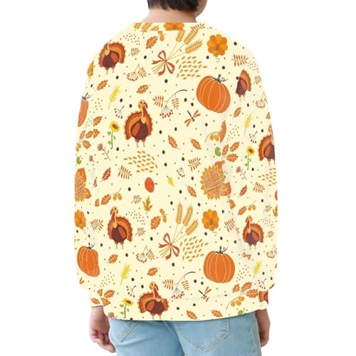 Mumeson Pullover for Girls Boys Teens Novelty Print Sweatshirt Loose Fit Gym Workout Running Athletic Sportwear3