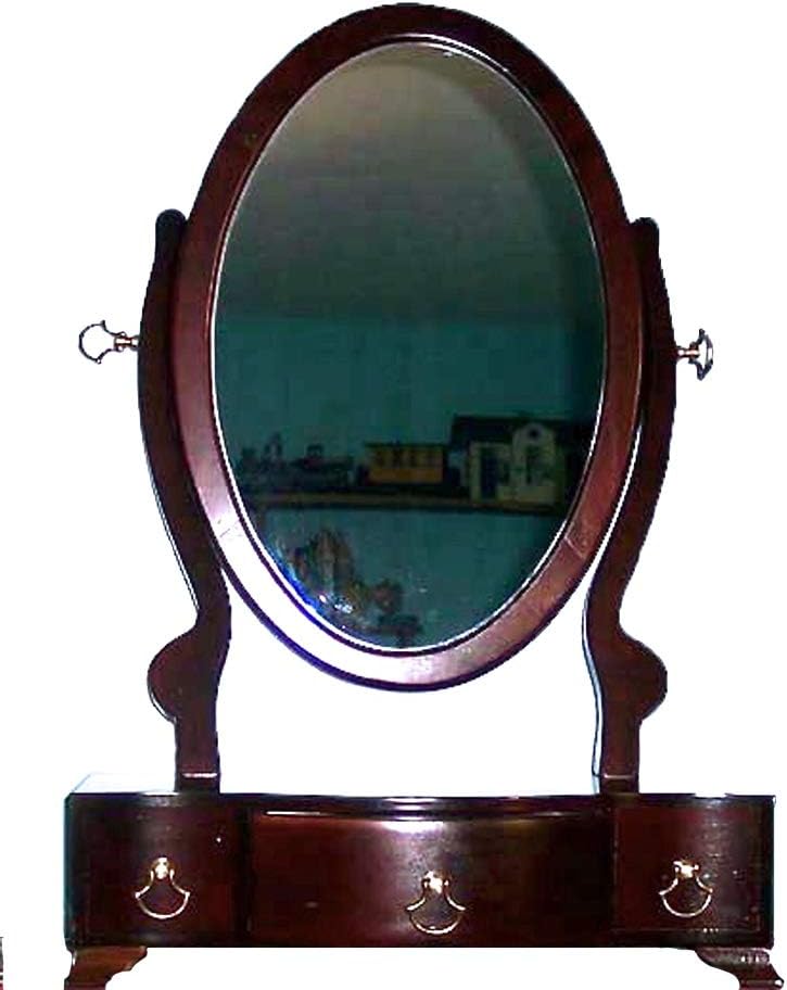 Men's/woman's Wood Vanity Dresser Top Mahogany Finish