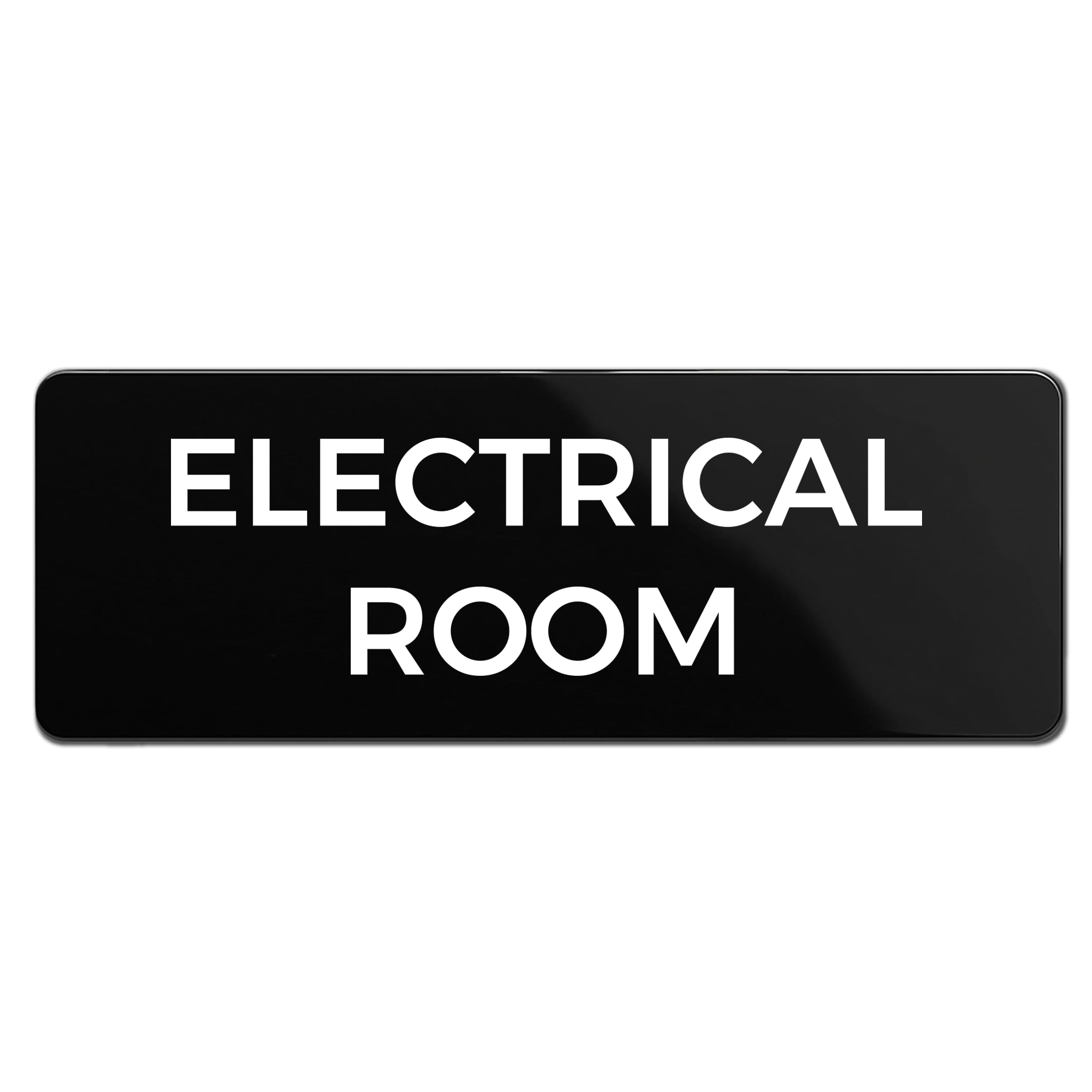 Electrical Room Sign, 2" x 6" for Door or Wall