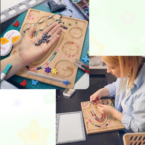 libfrnt Bead Design Board Set with Beading Mat and Tools Jewelry Making Kit by libfrnt - Image 5