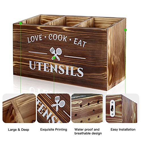 Encuentra reviews de Organizador utensilios encimera madera del mes. 12 Imagen adicional