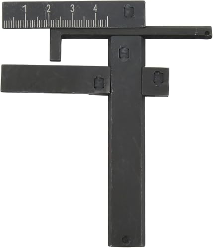 Carburetor Carb Float Level Gauge Motorcycle Tool, 0‑40mm Adjustable Metric Display Carburetor Float Level Gauge for Most Motorbikes