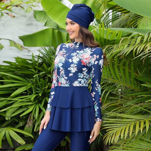 Burkini avec soutien-gorge intégré pour nager confortablement avec son hijab