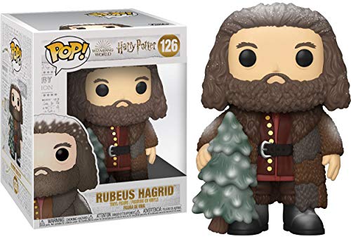 Funko Pop! Harry Potter: Holiday - 6' Rubeus Hagrid - Figura de Vinilo Coleccionable - Idea de Regalo- Mercancia Oficial - Juguetes para Niños y Adultos - Movies Fans