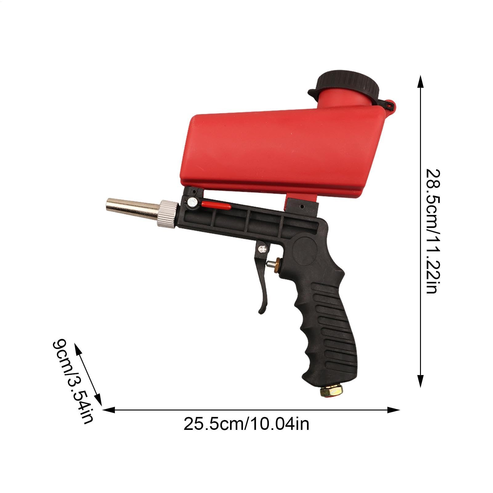 Sableuses De Petite Taille | Pistolet de Sablage Manuel à Buse,Aérogommeuse de Précision,pour Meubles Métal Bois Garage Atelier Bricolage Maison