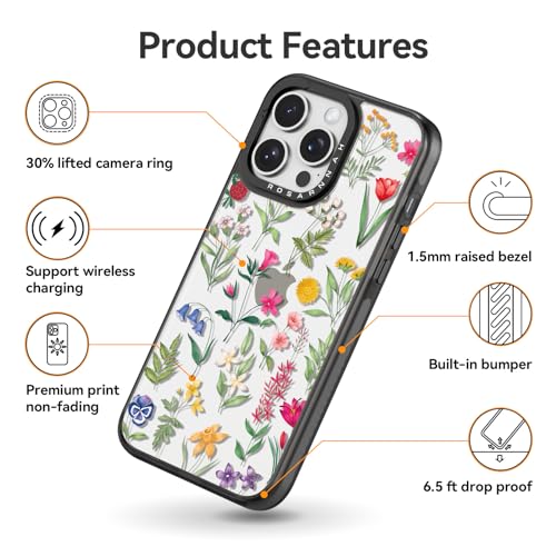 Coque iPhone 14 Pro fleur naturelle pour un style tendance - 5
