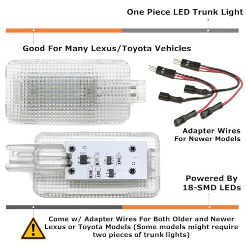 Lámpara LED para maletero ultra azul iJDMTOY 2W miniatura 2