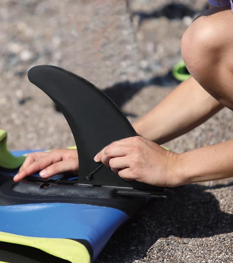 Namvo 4 aletas universales extraíbles para tabla de surf, aletas reforzadas de seguridad de nailon, aletas de tabla de surf, aletas de pala de surf con hebilla para tablas largas, tablas de remo