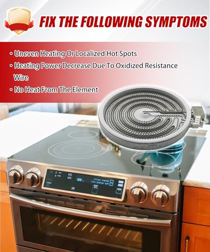 Image of 316530000 Oven Radiant Surface Element Fits for Frigidaire Electrolux Stove | 316530001 9 inch 3200 (1100) W Burner Replaces AP5983959, 4279207, PS11723364.W10251107 W10251108 W10631481 00755050