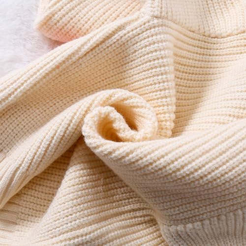 Toddler Boys Girls Christmas Embroidered Knit Sweater Long Sleeve Pullover Sweatshirt Winter Warm Tops3