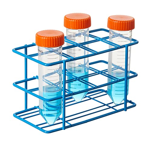 SP Bel-Art Poxygrid Centrifuge Tube Rack; For 50ml Tubes, 8 Places, Blue (F18794-0000) - Thumbnail 4