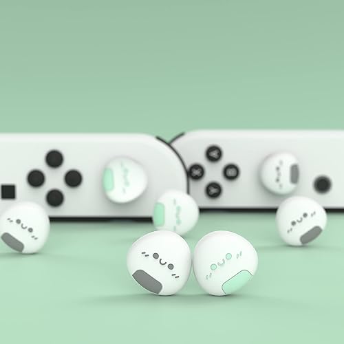 Vista 29 de PlayVital Halloween Joystick Caps for Nintendo Switch, Thumbstick Grips for Switch Lite, Analog Cover for OLED Joycon Thumb Grip Caps - Spooky Ghost