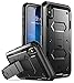 i-Blason Case for iPhone Xs Max 2018 Release, [Built in Screen Protector][Armorbox] Full Body Heavy Duty Protection Kickstand Shock Reduction Case (Black), 6.5"