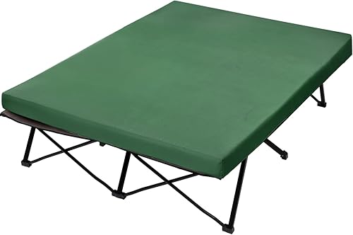 Miniatura 19 de CYMULA Colchón para Catre de Campamento de 2 pulgadas, Almohadilla para Dormir de Espuma Viscoelástica, Suave, Cálido, Antideslizante, Cubrecolchón