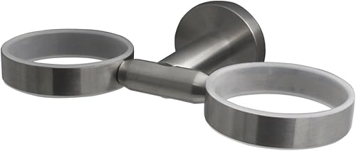 Miniatura 7 de XVL Soporte para cepillo de dientes montado en la pared y jabonera dos funciones cepillaron acero inoxidable SUS304