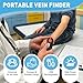 Vein Finder for IV Access, Vein Viewer with Digital Display, Rechargeable and Suitable for All Skin Tones, Compact Design for Home Use