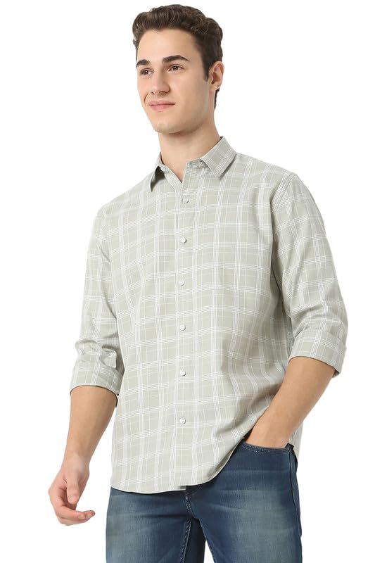 Image of Mens Striped Slim Fit Cotton Casual Shirt | Full Sleeves Mens Shirts | Stylish Shirt for Men