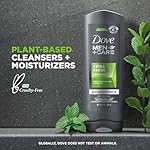 Dove Men+Care Body Wash Extra Fresh 4 Count for Men's Skin Care Body Wash Effectively Washes Away Bacteria While Nourishing Your Skin 18 oz - Image 3