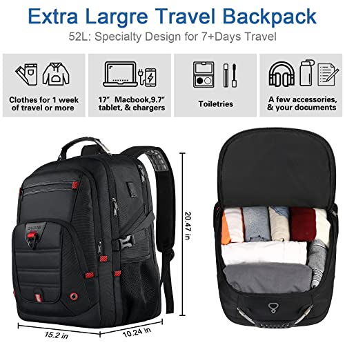 Extra Large Laptop Backpack, Z-MGKISS 