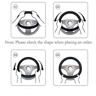 Car Steering Wheel Cover, for Peugeot 208 2008 308 3008 508 5008 SW GT Durable Soft All Seasons Ultra-thin Non-slip Steering Wheel Protector Car Accessories