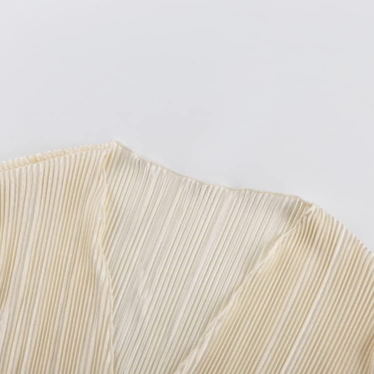 Women Sheer Button Up Blouse Sexy Collared Shirts Mesh Flare Sleeve Crop Top Y2k Vintage Streetwear - Image 5