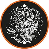 CNC-gefräst aus Aluminium DELTA PARTS Pointcover Timercover Zündungsdeckel TATTOO STYLE für Harley-Davidson TwinCam (Till Death)