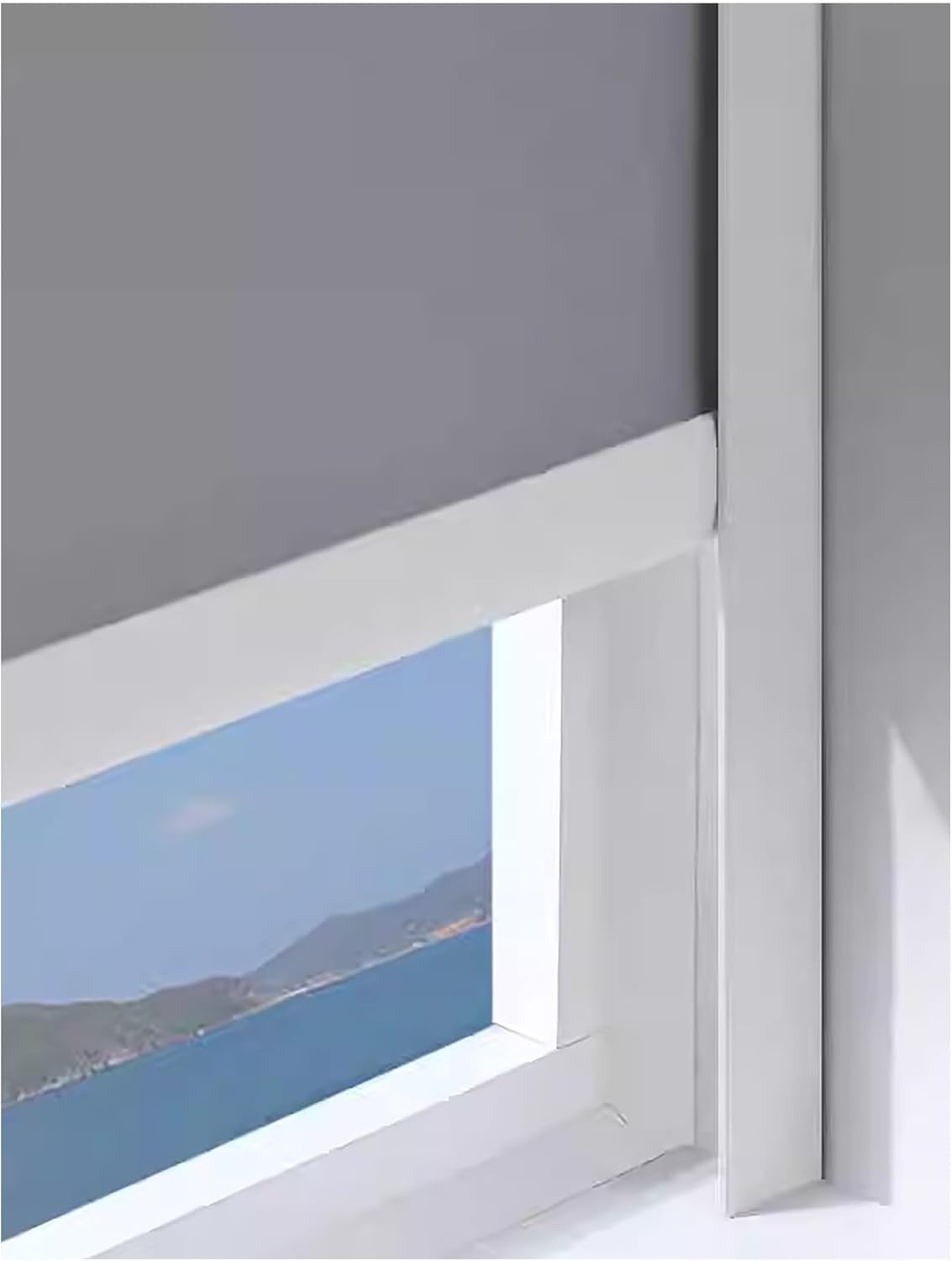 JvFbjLF L-shaped Blackout Blinds, Designed Specifically For Use In Bedrooms 1 Pc(A,40cm/15.7'')