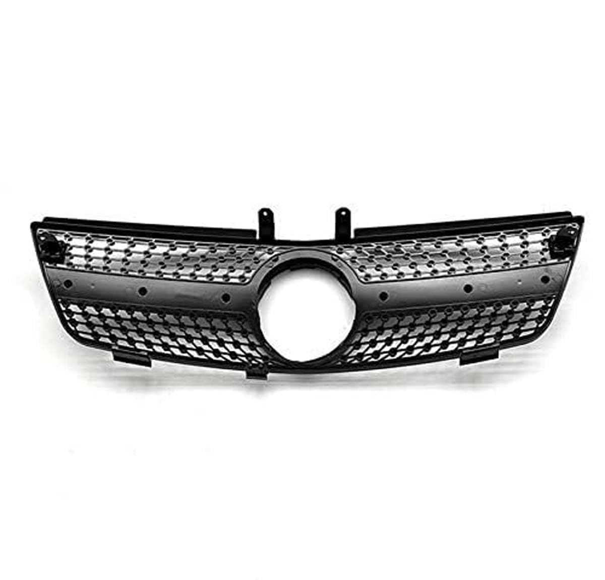 ZcsfcpA Front grille,Compatible with Mercedes-Benz ML Class W164 ML320 ML350 ML500 2005-2008,Front grille parts