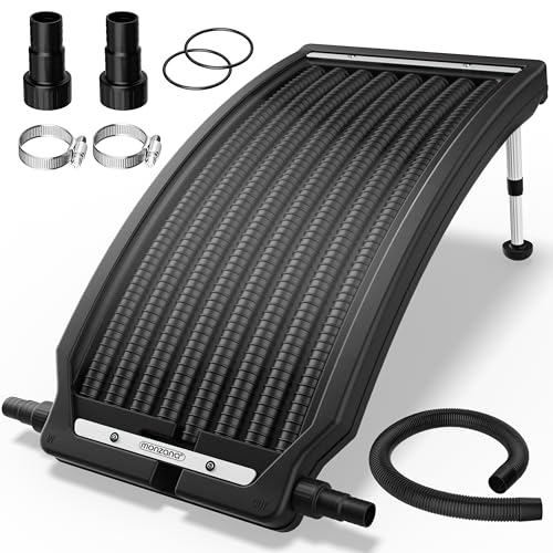Monzana® Solar Collector Pool & Water Heater | For Heating Water | 112x55x14cm 10000L/h | Height...