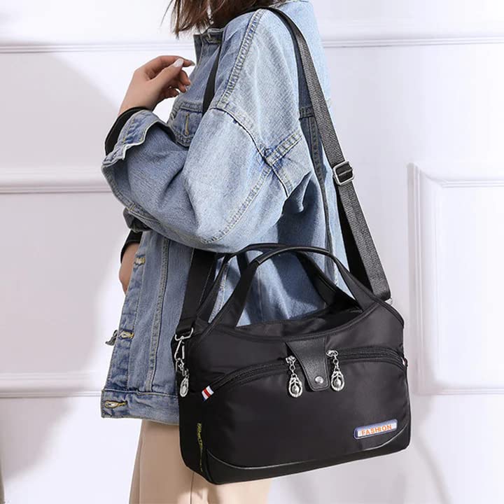 Crossbody Bag, 2023 New Women Waterproof Anti Theft Multi-pocket Oxford Cloth Crossbody Shoulder Bag Handbag Purse.2