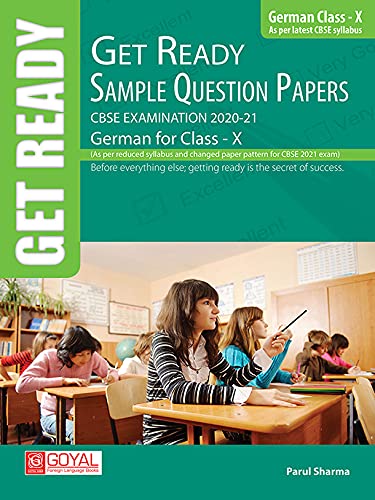 Get Ready German Sample Question Papers For Class-X